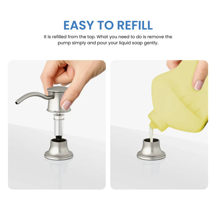 Kitchen Lead Free Solid Brass Construction Soap Dispenser - SD-101