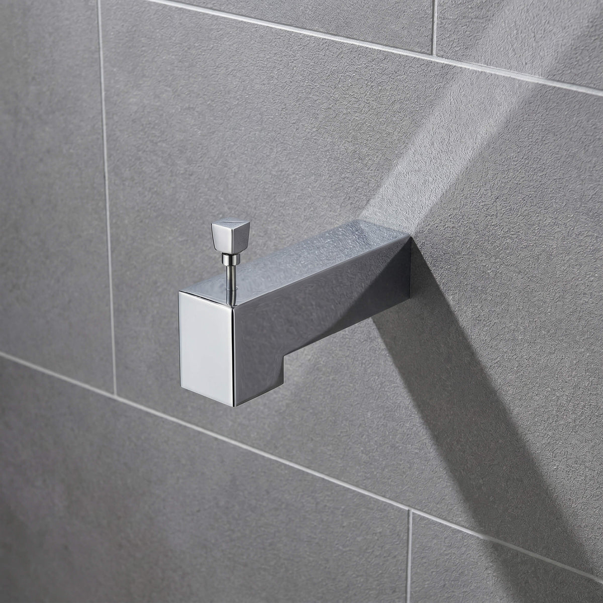 Quadra Single Function Pressure Balanced Complete Shower Faucet Set with Tub Spout - CSF-4018