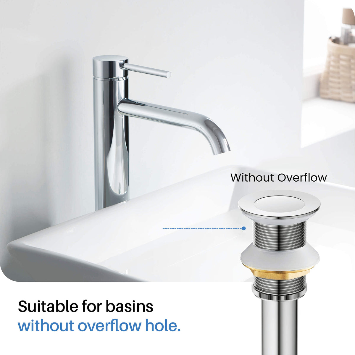 Quadra Brass Single Handle Bathroom Vessel Sink Faucet - CBF-1003