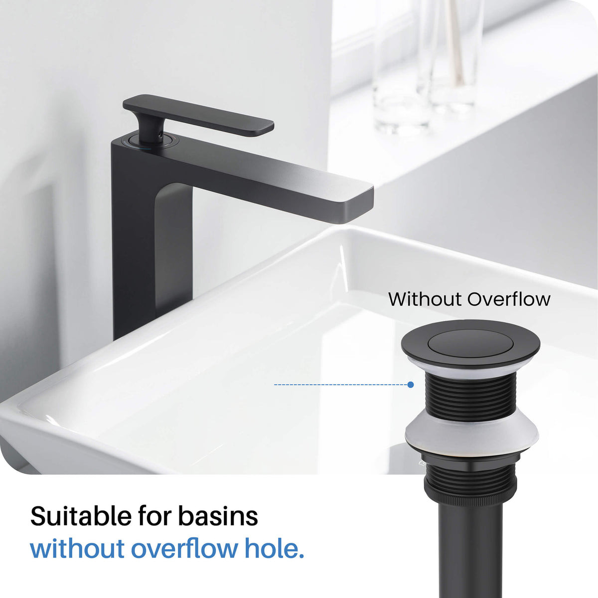 Quadra Brass Single Handle Bathroom Vessel Sink Faucet - CBF-1003
