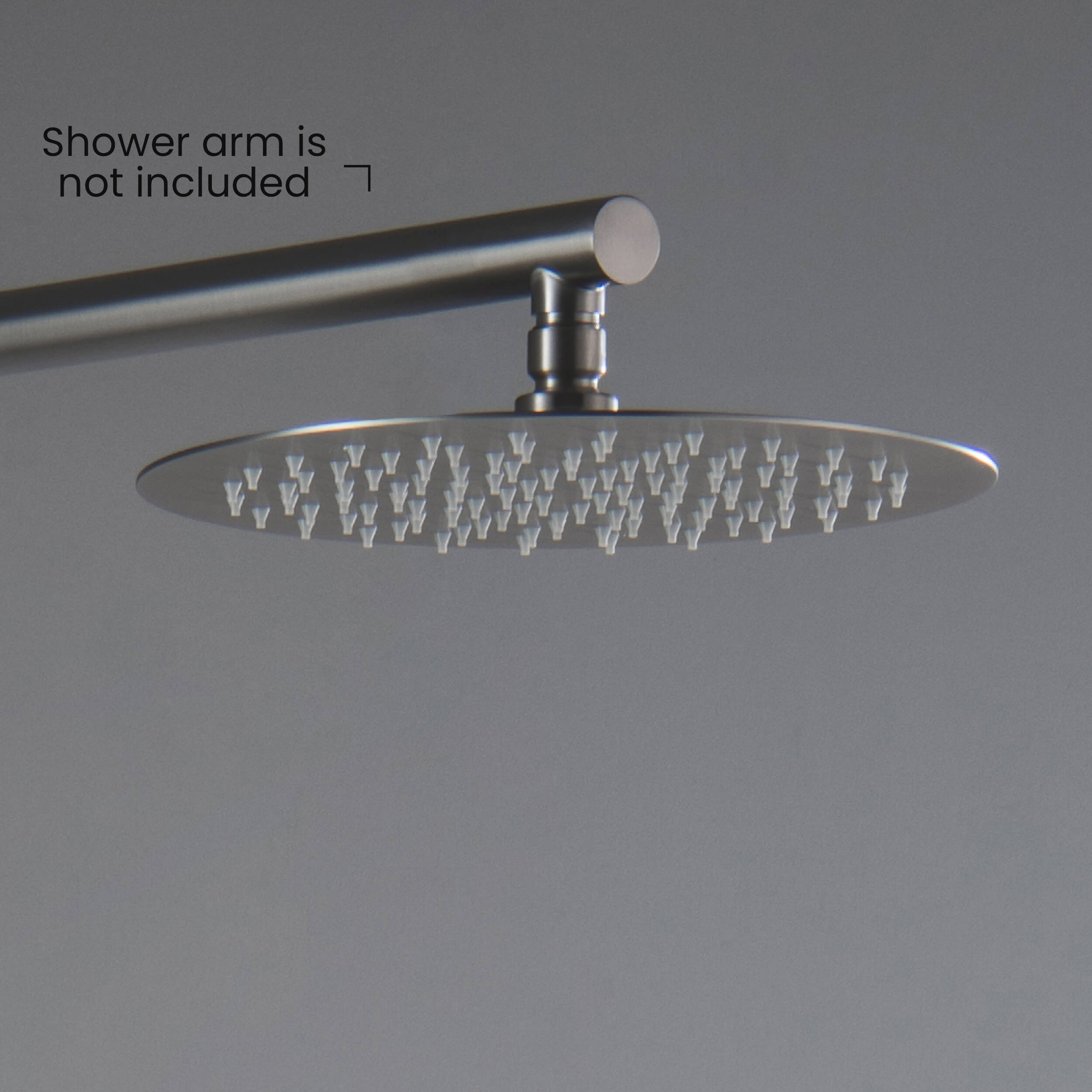 Halo 10" Metal Rain Shower Head 2mm Ultra Thin Profile  - RS100