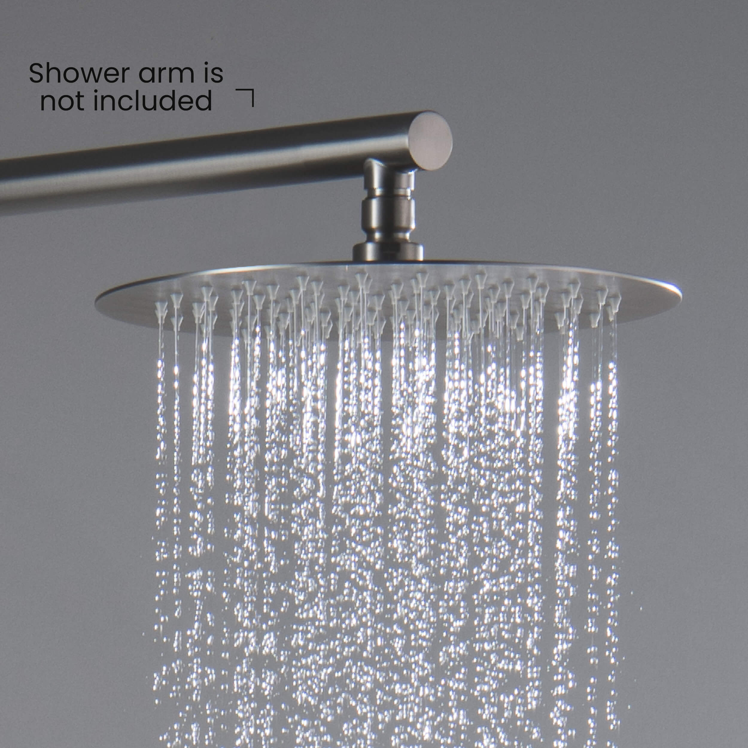 Halo 10" Metal Rain Shower Head 2mm Ultra Thin Profile  - RS100