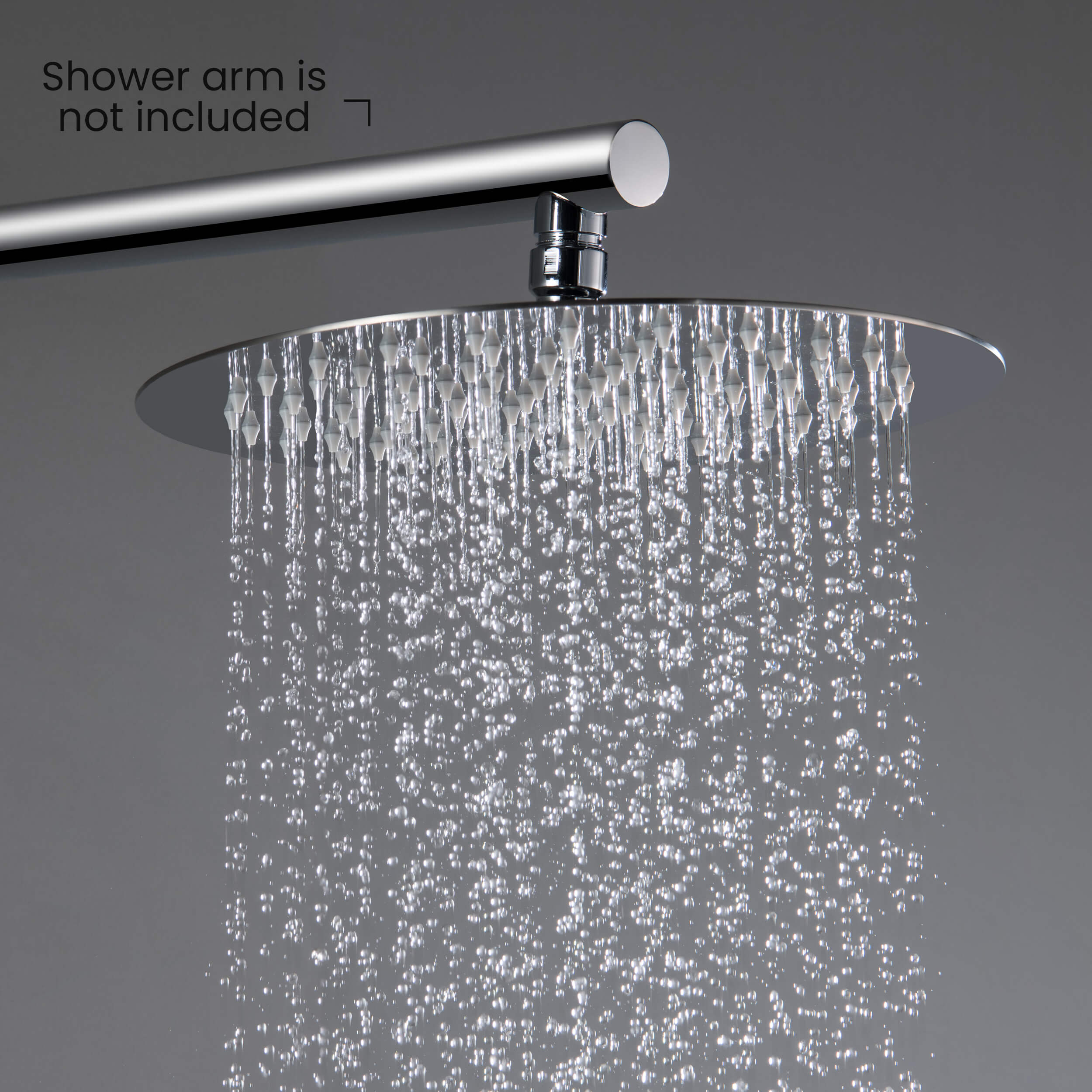 Halo 10" Metal Rain Shower Head 2mm Ultra Thin Profile  - RS100