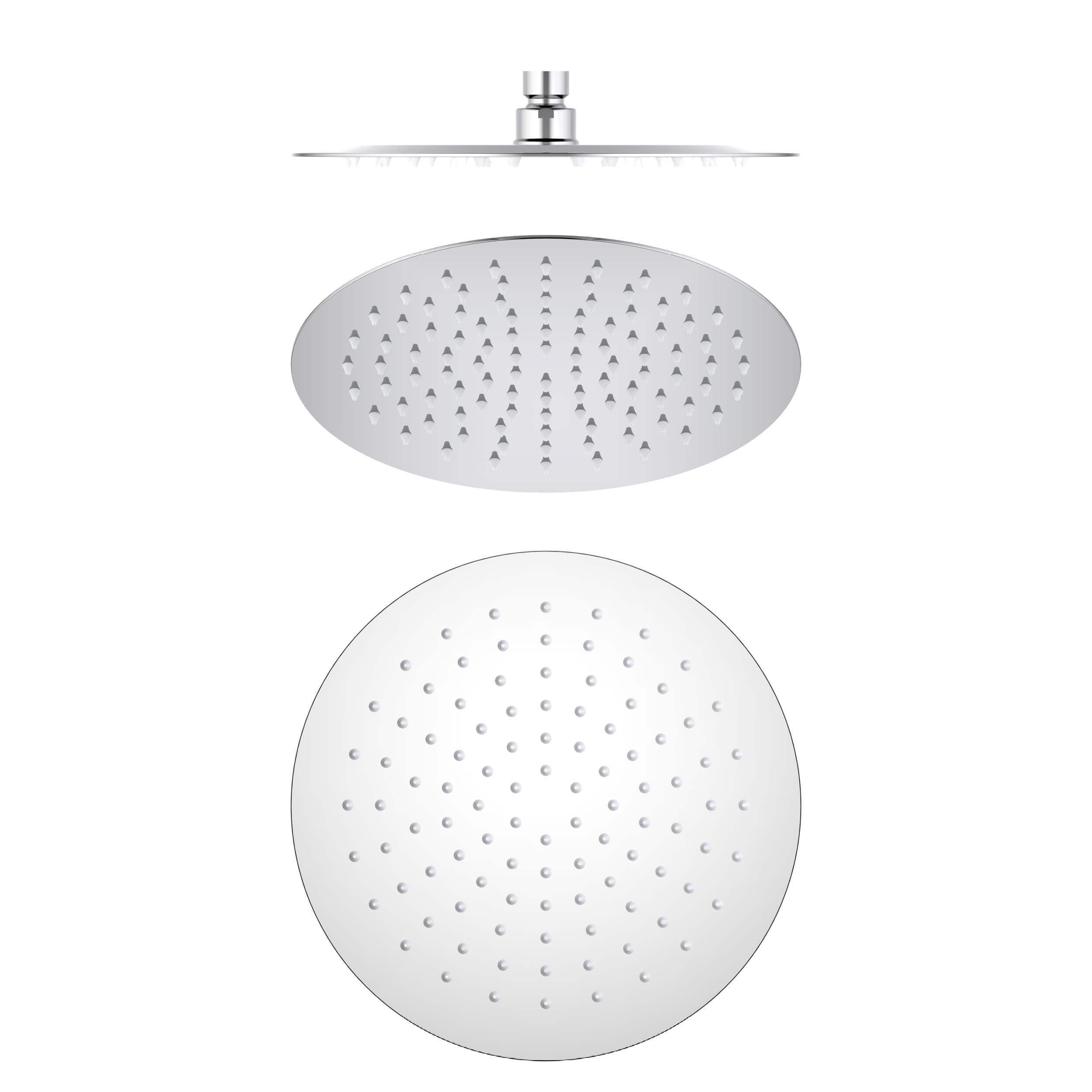 Halo 10" Metal Rain Shower Head 2mm Ultra Thin Profile  - RS100