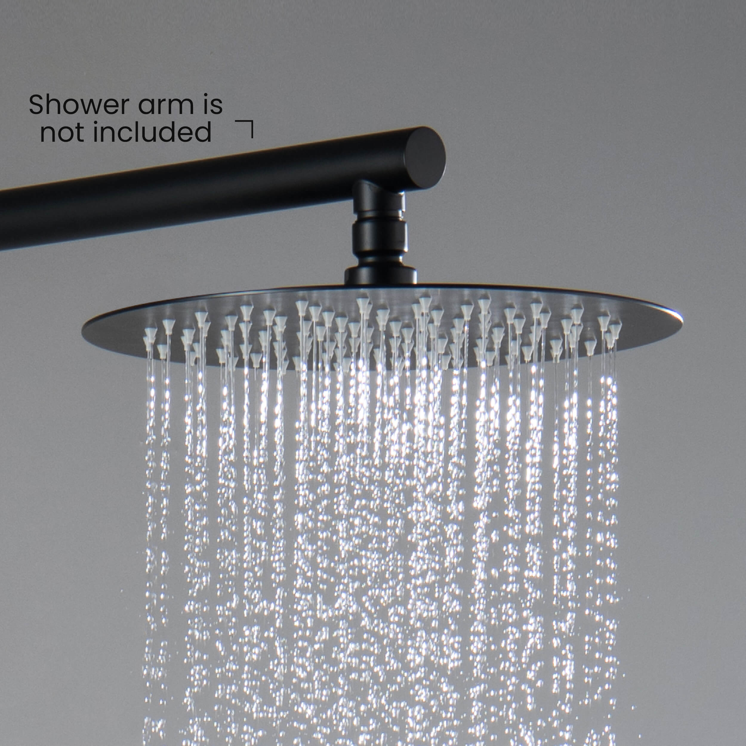 Halo 10" Metal Rain Shower Head 2mm Ultra Thin Profile  - RS100