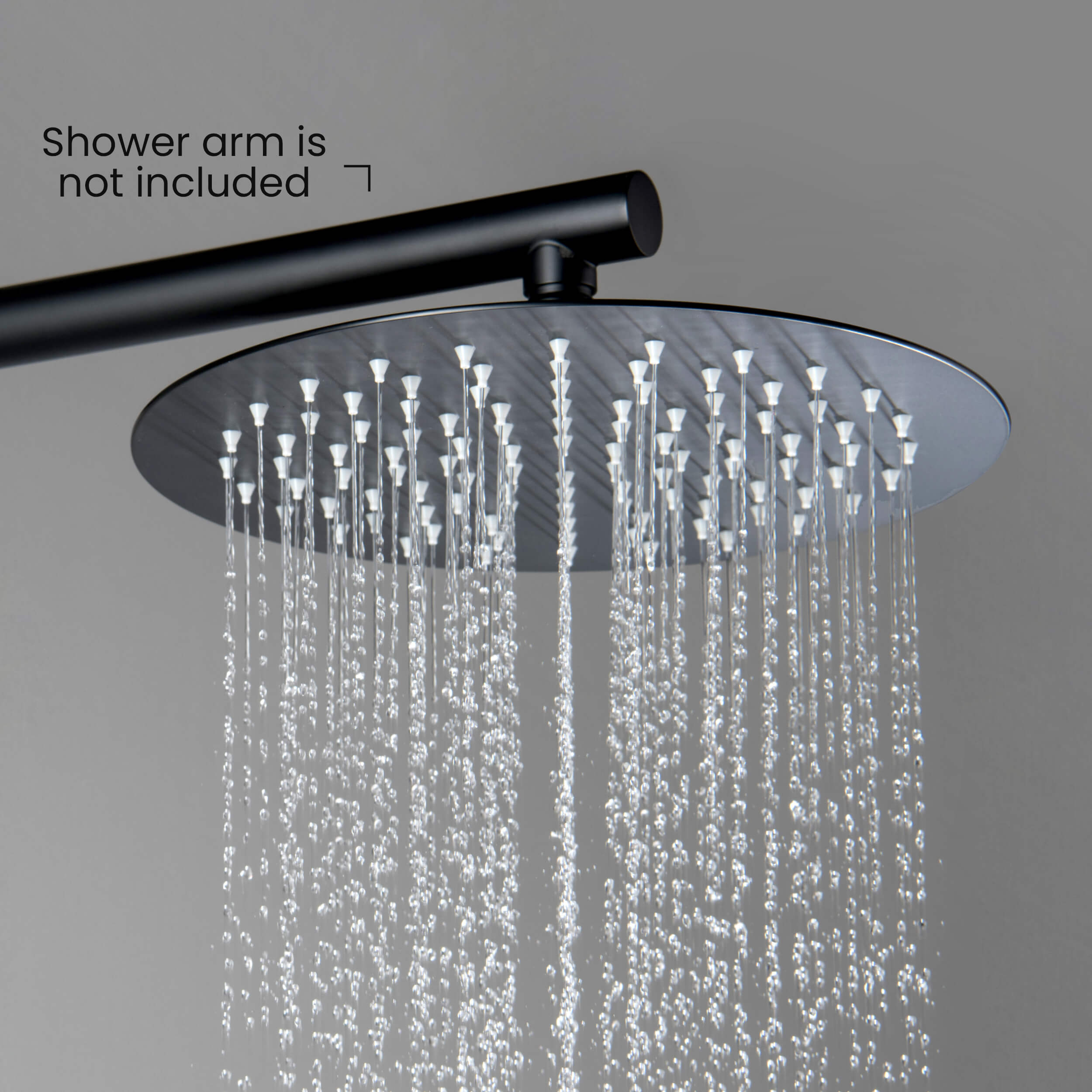 Halo 10" Metal Rain Shower Head 2mm Ultra Thin Profile  - RS100