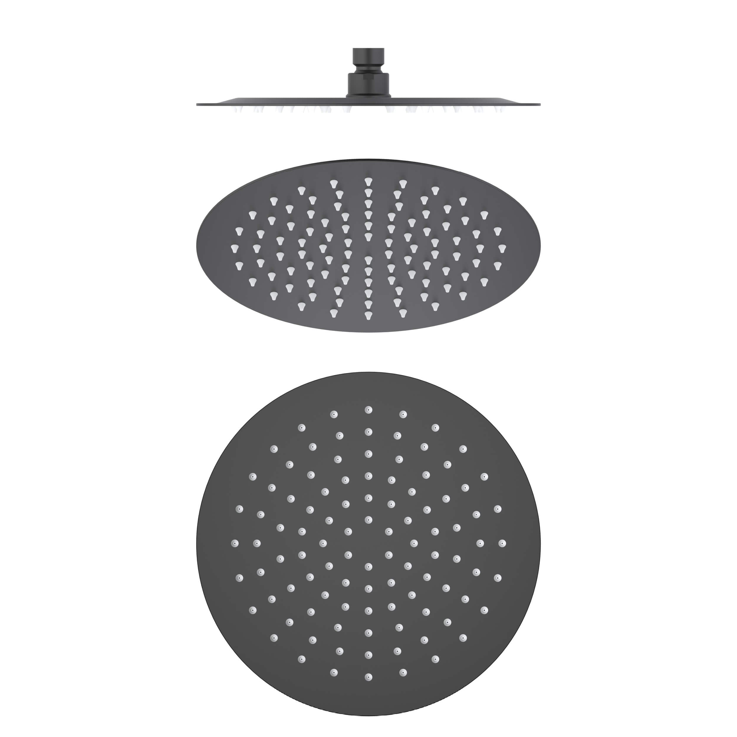 Halo 10" Metal Rain Shower Head 2mm Ultra Thin Profile  - RS100