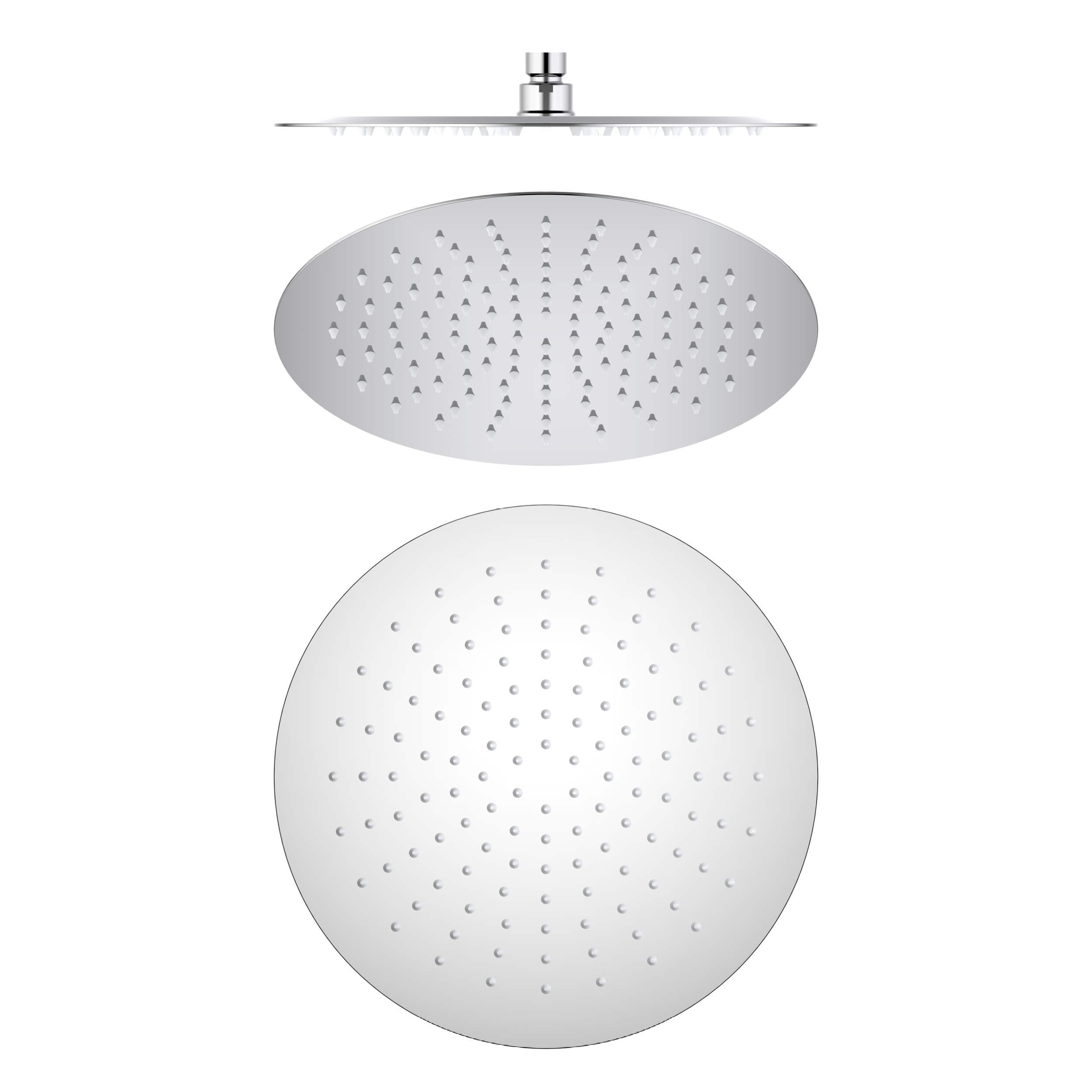 Halo 12" Metal Rain Shower Head 2mm Ultra Thin Profile  - RS102