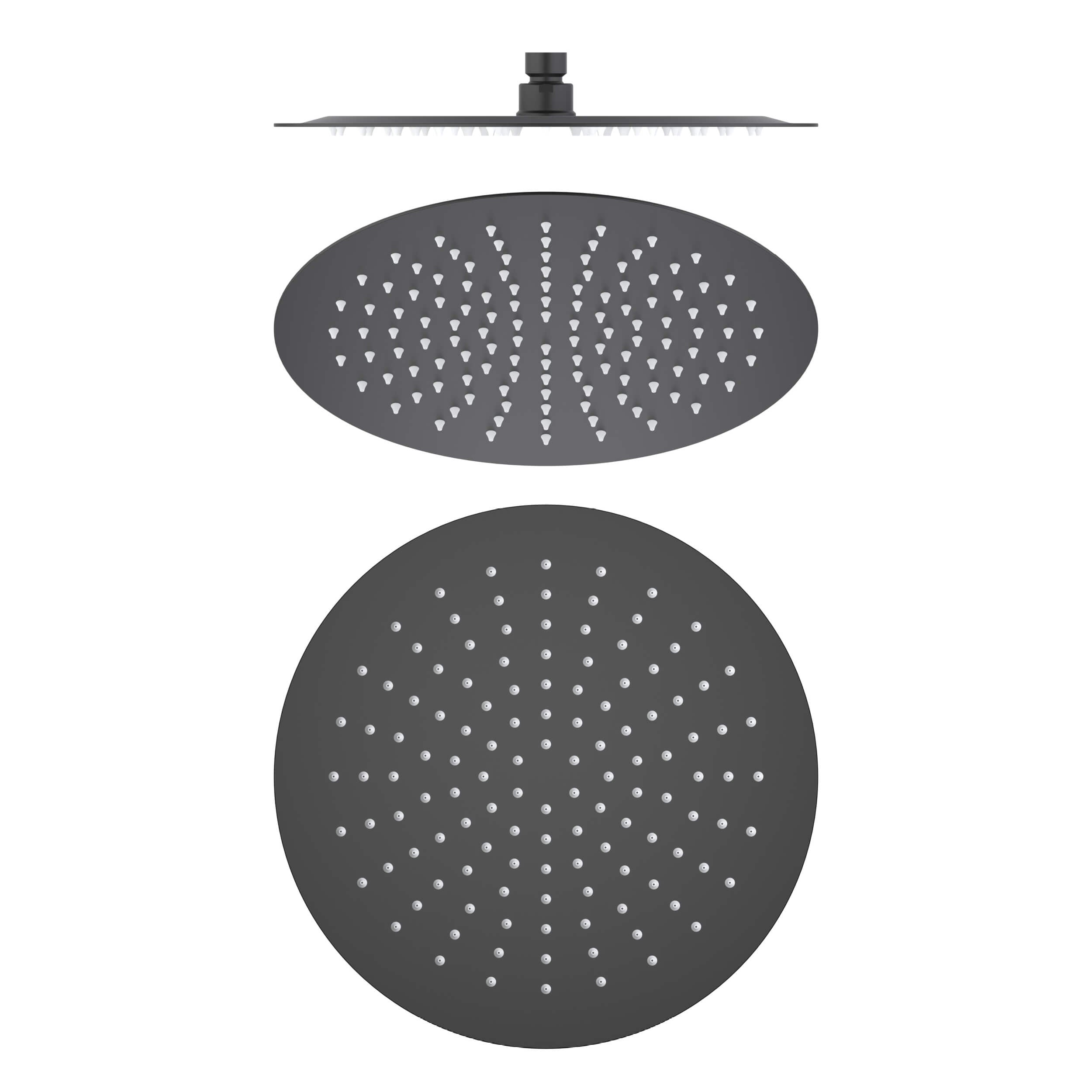 Halo 12" Metal Rain Shower Head 2mm Ultra Thin Profile  - RS102