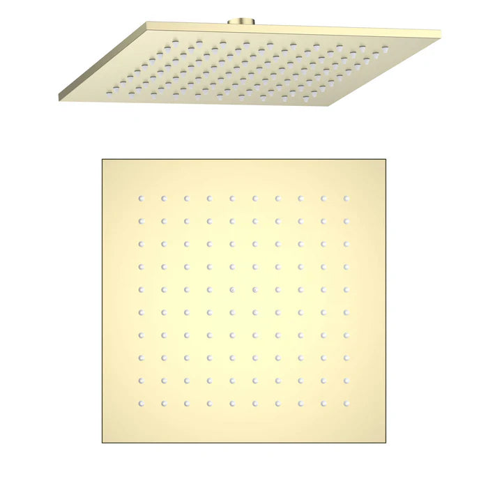 Quadra 10" Metal Thin Profile Rain Shower Head 1.75 GPM RS105