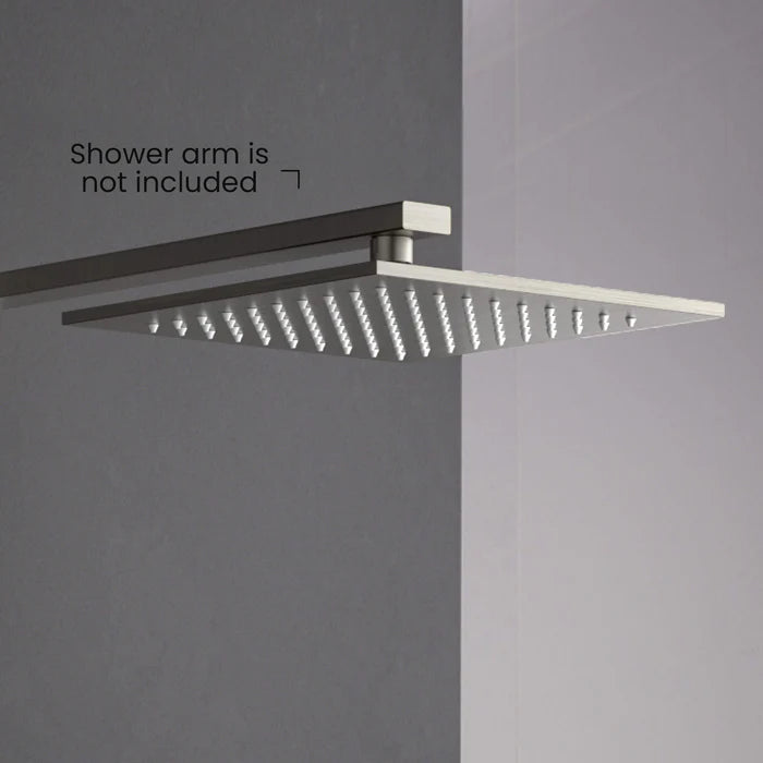 Quadra 10" Metal Thin Profile Rain Shower Head 1.75 GPM RS105