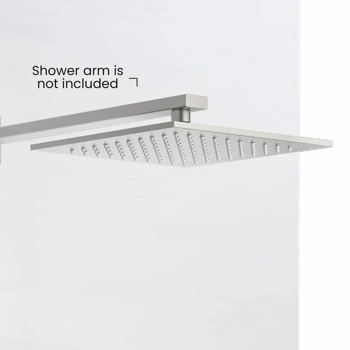 Quadra 10" Metal Thin Profile Rain Shower Head 1.75 GPM RS105