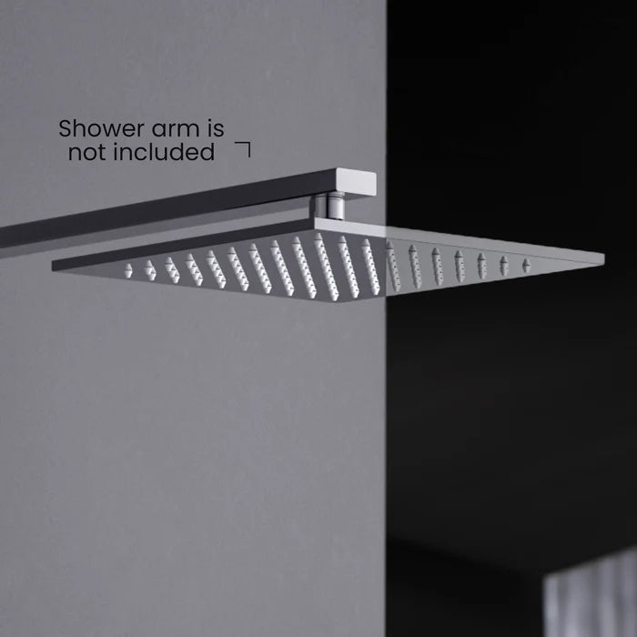 Quadra 10" Metal Thin Profile Rain Shower Head 1.75 GPM RS105