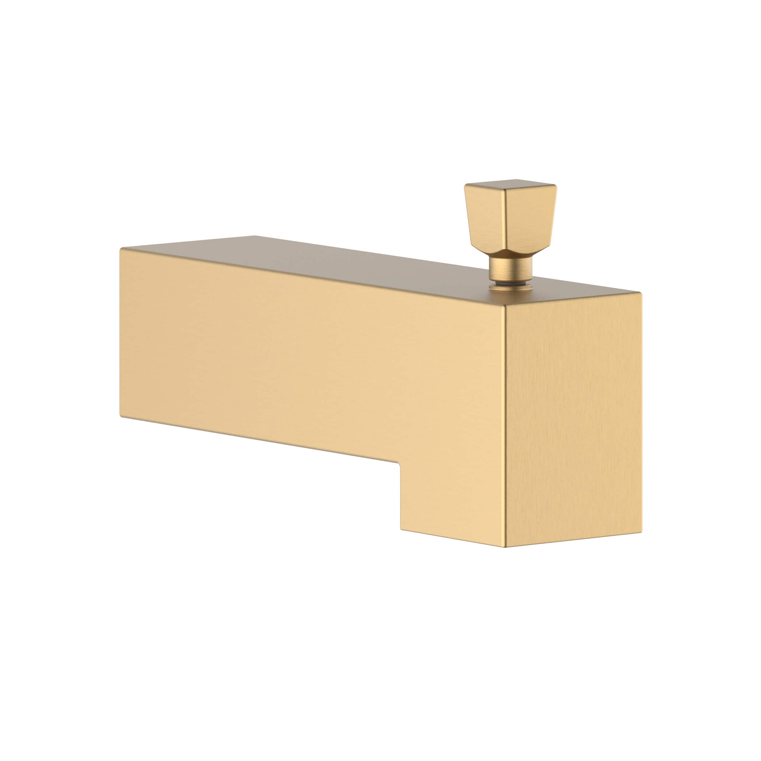 Quadra Wall Mounted 1/2" Slip-On Tub Spout with Diverter - TS103
